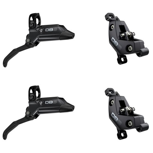 Produktbild von SRAM DB8 Stealth Scheibenbremse Set | 4-Kolben | B1 - Diffusion Black