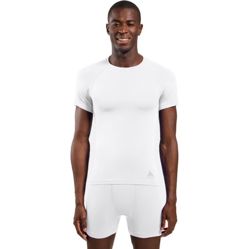 Picture of Odlo Performance X-Light Short-Sleeve Base Layer Top Men - white