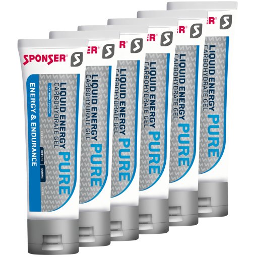 Foto de SPONSER Gel de Carbohidratos - Liquid Energy Pure - Tubo - 6x70g