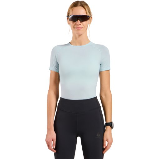 Picture of Odlo Performance X-Light Short-Sleeve Base Layer Top Women - baby blue