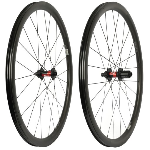 Image of Faserwerk Bergreif Wheel Set - Carbon | DT 240 - Shimano HG