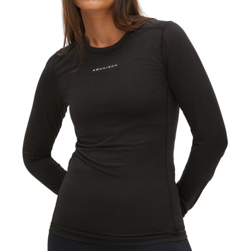 Immagine prodotto da Röhnisch Maglia a Maniche Lunghe Donna - Structure Block - Nero