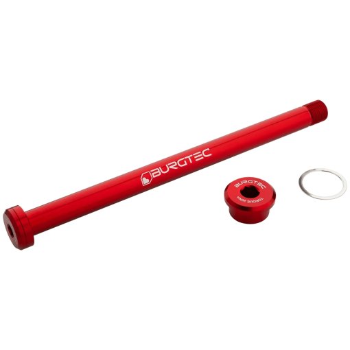 Produktbild von Burgtec Steckachse - hinten | 12x148mm Boost | 173mm | für Rocky Mountain - race red