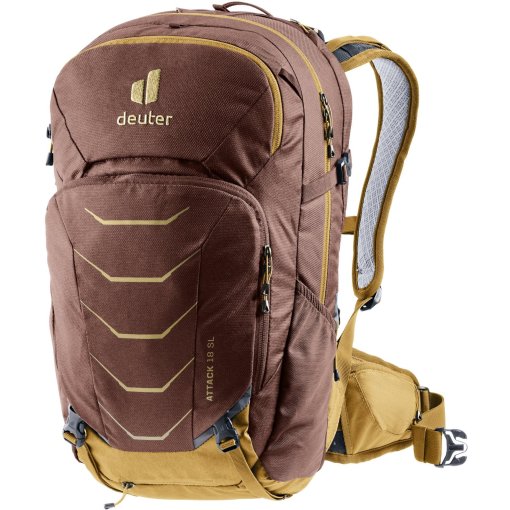 Foto de Deuter Mochila con Protección Espalda Mujer - Attack 18 SL - raisin-almond