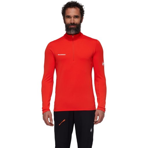 Foto de Mammut Jersey Midlayer Hombre - Aenergy Half Zip - mammut red