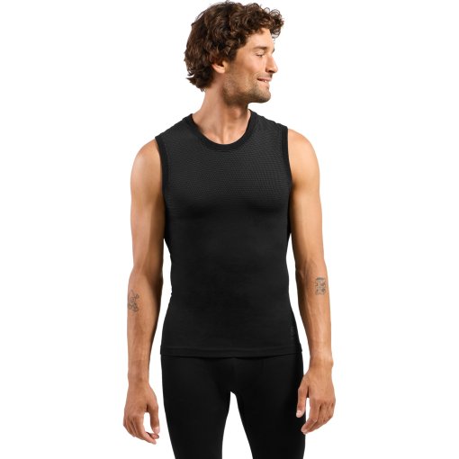 Foto de Odlo Camiseta Interior sin Mangas Hombre - Performance Light - negro