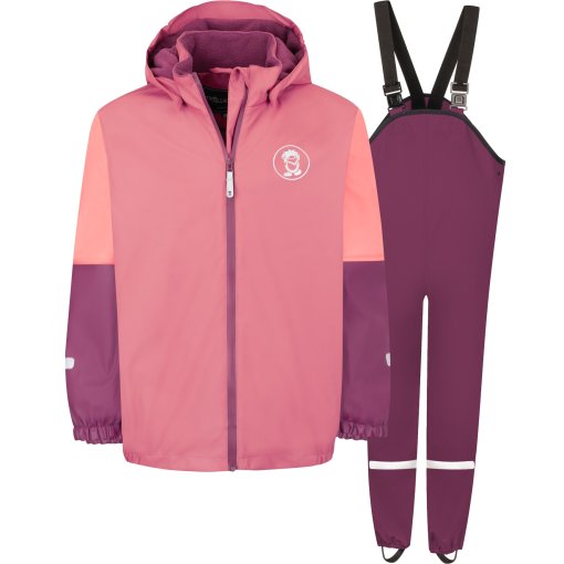 Picture of Trollkids Odda Winter Set Kids - Frozen Berry/Deep Ruby