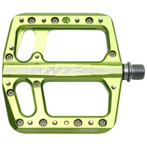 Picture of HT ANS12 Raven Flat Pedals - apple green