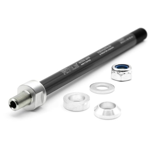 Foto de Radoxx Components Eje Pasante - Trailer AxXle - para Remolques de Bicicleta | 12x148mm - M12x1.5 | 182-188mm | TA015