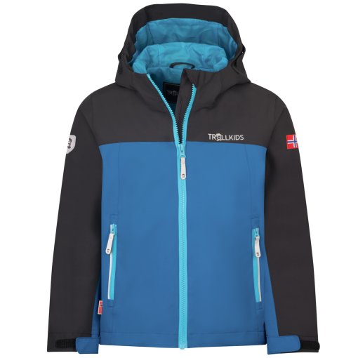 Foto de Trollkids Chaqueta Niño - Telemark - Alpine Blue/Negro/Pool Blue