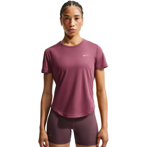 Picture of Nike Tempo Dri-FIT Short Sleeve Top Women - pink smoke/reflective silver HQ0648-654