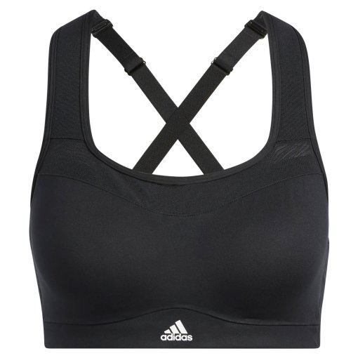 Produktbild von adidas TLRD Impact Sport-BH mit hoher Unterstützung Damen - Körbchengröße A-C - schwarz/weiss HF2297