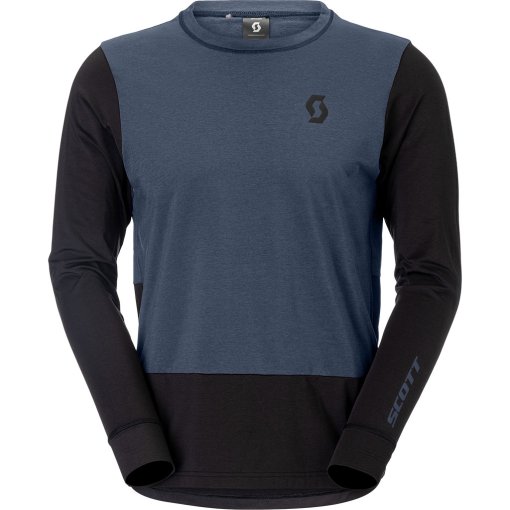 Photo produit de SCOTT Vertic Pro Mid T-shirt à manches longues pour hommes - dusk blue/black