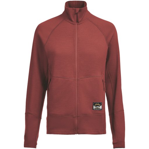 Foto de Lundhags Chaqueta Mujer - Tived Merino Full Zip - Rosewood 58450