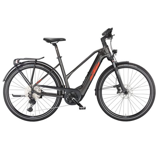 Produktbild von KTM MACINA SPORT 720 - Damen E-Bike Trekking - 2023 - woman machine grey (burnt orange+black)