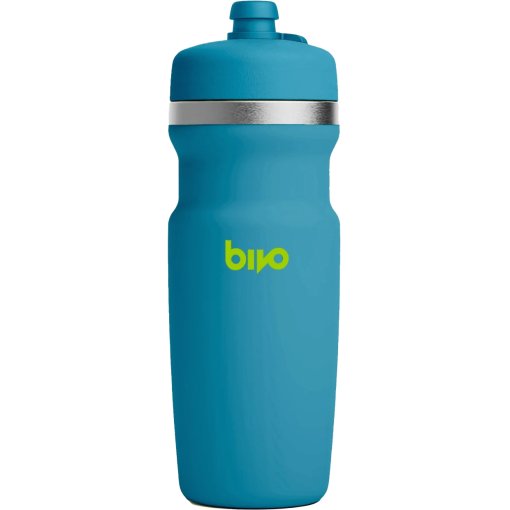 Photo produit de Bivo Trio Mini Gourde Isotherme + Couvercle Gravity Flow - 500ml - ocean