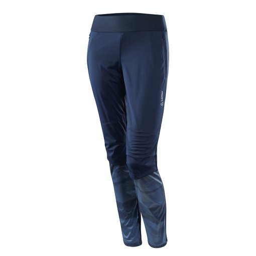 Foto de Löffler Pantalones Mujer - Lumina Windstopper® Light - azul oscuro 495