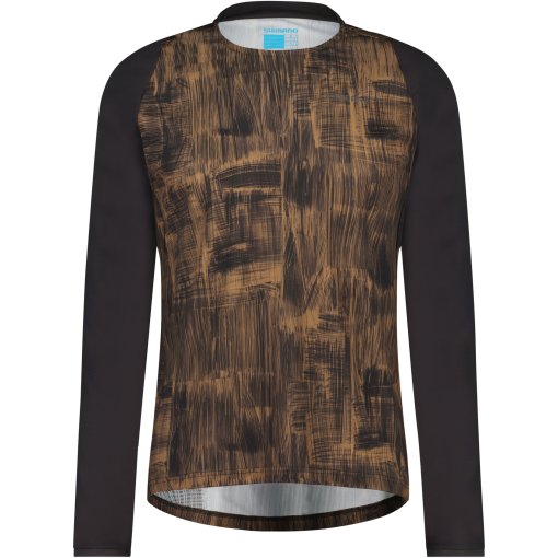 Photo produit de Shimano Maillot VTT Manches Longues Homme - Foresta - metallic brown