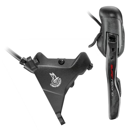 Immagine prodotto da Campagnolo Super Record EPS DB Freno a Disco Idraulico - Ergopower + Pinza Freno - 2x12-Velocità - Set Anteriore / Sinistra