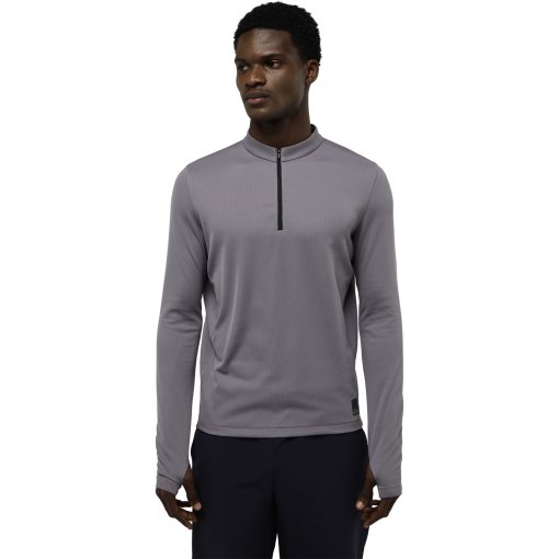 Foto de Jack Wolfskin Maillot de Manga Larga Hombre - Bike Commute Half Zip - dark taupe