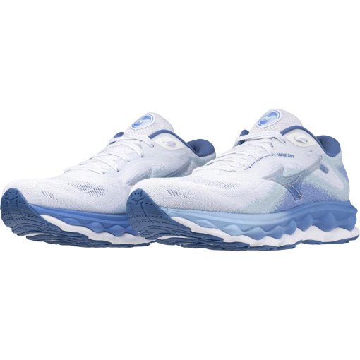 Foto de Mizuno Zapatillas Running Mujer - Wave Sky 7 - Blanco / Nickel / Marina