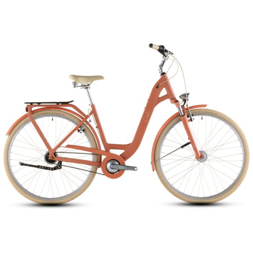 Foto de CUBE Bicicleta Urbana - ARUBA - Easy Entry - 2026 - papaya / creme
