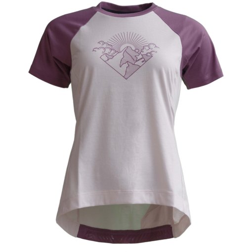 Photo produit de Zimtstern Maillot VTT à Manches Courtes Femme - PureFlowz - Lilac/Berry