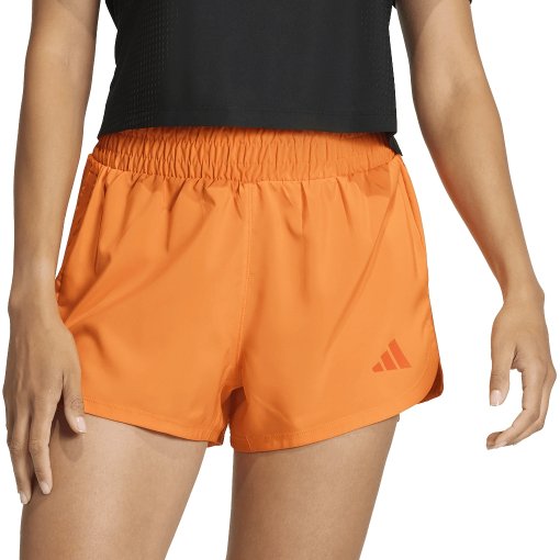 Picture of adidas Pacer 5&quot; High Workout Shorts Women - pure orange JZ2228