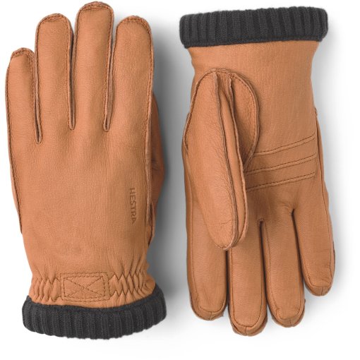 Foto de Hestra Deerskin Primaloft Rib Guantes de Cuero - cork