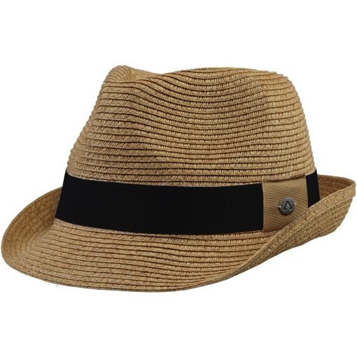 Kuva: P.A.C. Original Blues Trilby Olkikorkki - Dark Beige/Total Black