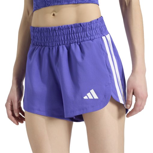 Produktbild von adidas Pacer 5&quot; High Workout Shorts Damen - pure purple/white KW4135