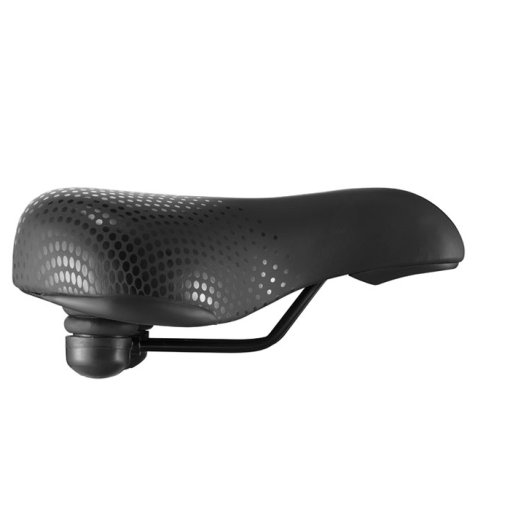Selle Vélo Selle San Marco Rolls Vintage - Noir Cuir - Neuve En Boîte (1991)