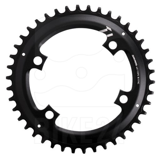 Produktbild von SRAM X-SYNC Apex 1 Narrow Wide Kettenblatt 110mm Asymmetric - blast black