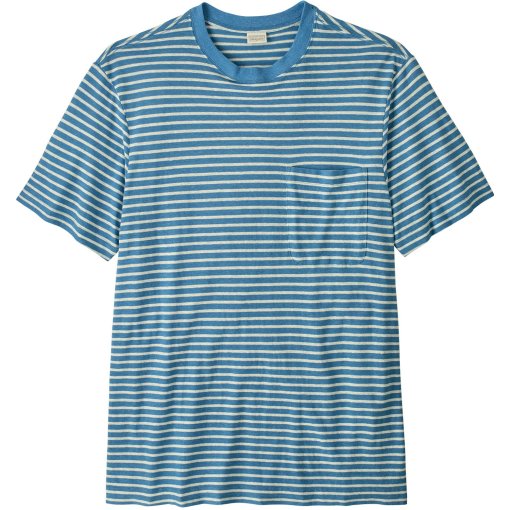 Kuva tuotteesta Patagonia Trail Harbor Pocket Miesten t-paita - Steps: Shore Blue