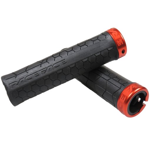 Produktbild von Race Face Getta Grip Lenkergriffe - 33mm - black/orange - Sonderangebot