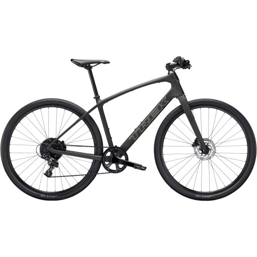 Produktbild von Trek FX SPORT SL 5 - Carbon Fitness Bike - 2026 - Matte Black Olive / Deep Smoke