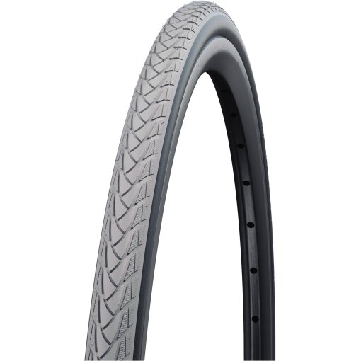 Picture of Schwalbe Marathon Plus Wire Bead Tire - Wheelchair | Performance | GRC | Smart Guard - 2023 - 24x1 3/8&quot; | Grey-Black