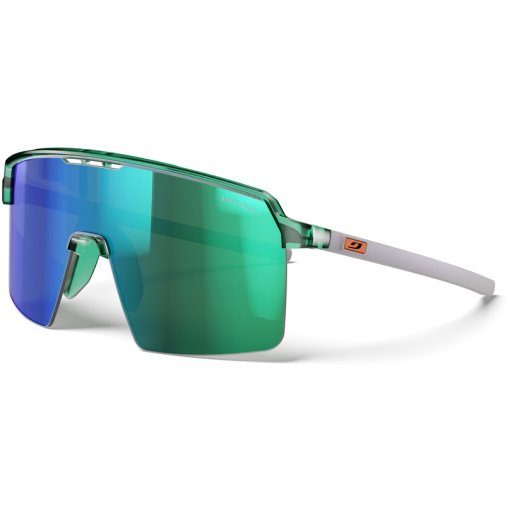 Zdjęcie: Julbo Intensity Junior Okulary przeciwsłoneczne - Green / Light Grey Matt - Green Flash Spectron 3