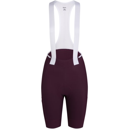Zdjęcie: Rapha Brevet E. Cargo Spodenki Rowerowe z Szelkami Kobieta - plum/white