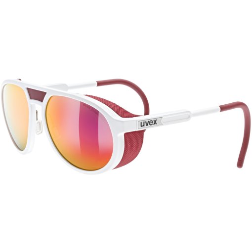 Foto de Uvex Gafas - mtn classic P - white matt/polavision mirror red