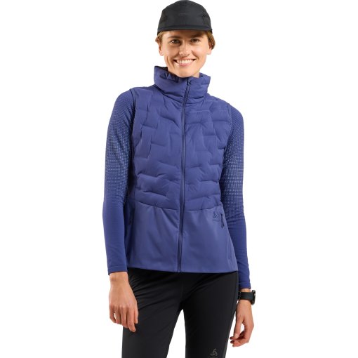 Foto de Odlo Chaleco Running Mujer - Zeroweight Insulator - skipper blue