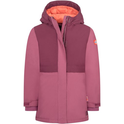 Foto de Trollkids Abrigo Niña - Hovden - Redwood/Salmon