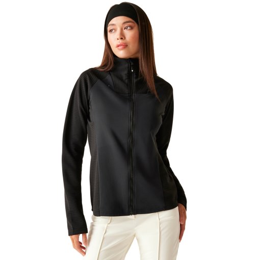 Foto de Dare 2b Midlayer Mujer - Sleek Full Zip - 800 Negro