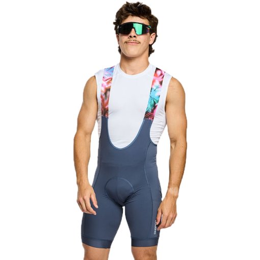 Foto de DHaRCO KOM Pantalones cortos con tirantes para hombre - Storm/Nebula