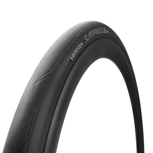 Photo produit de Vredestein Superpasso 2 Pneu tringle souple - TLR - 32-622 | black/black