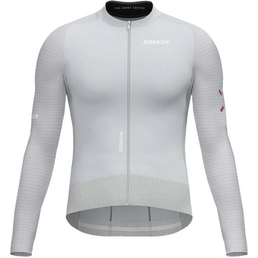 Produktbild von Bioracer Epic Essential Langarm-Fahrradtrikot Herren - cool grey