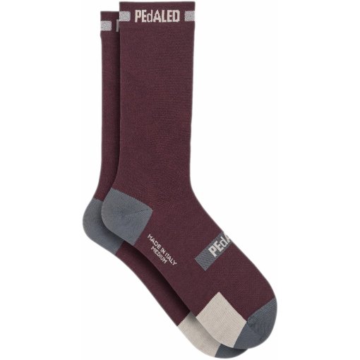 Slika izdelka PEdALED Odyssey Merino Reflective Nogavice - Raisin Purple 27WMSOD