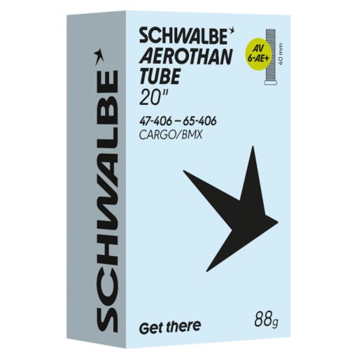 Picture of Schwalbe Aerothan Tube - No. 6-AE | 20&quot; | Cargo/BMX+ - 47/65-406 | AV 40mm