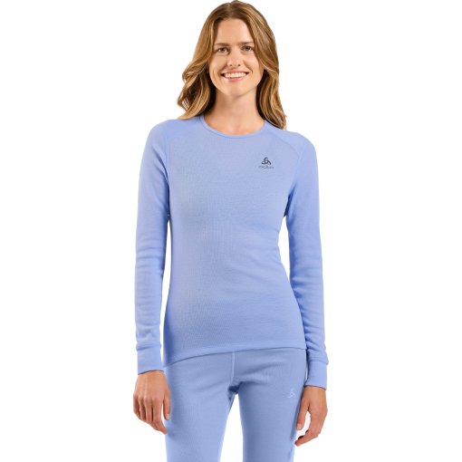 Foto de Odlo Camiseta Interior Manga Larga Mujer - Active Warm - blue heron