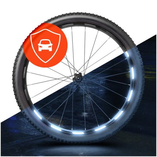 Kit D’autocollants Réflecteurs Noirs Luxshield – Petits Losanges – Pour Vélo, Scooter, Casque – Fabriqué En Allemagne